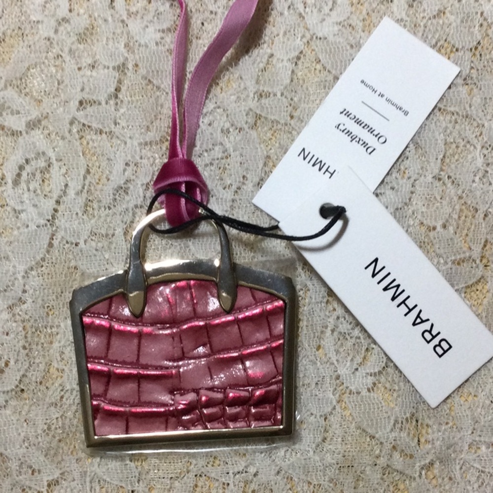 NWT BRAHMIN 2021 LTD Ed SWEET PEA  Duxbury ombre bag charm